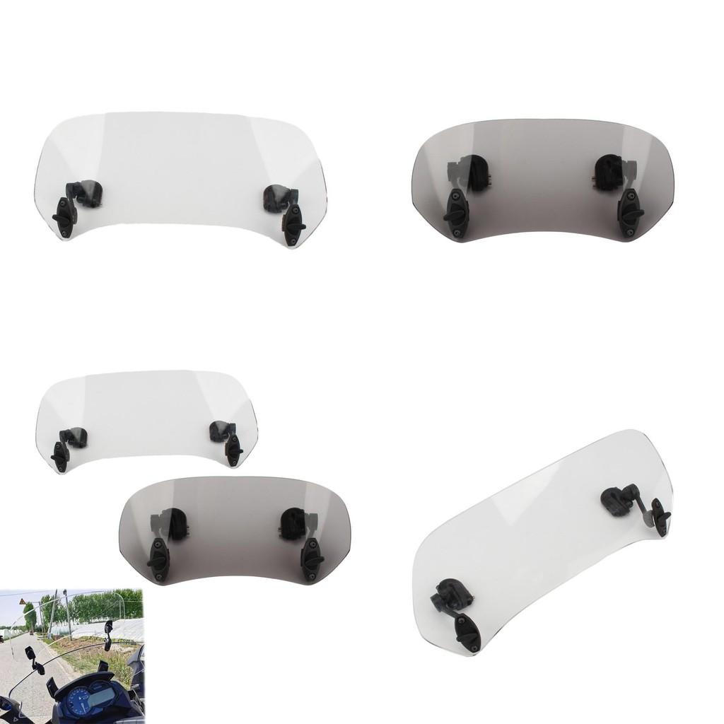 Versatile Motorcycle Adjustable High Windshield In Clear And Gray Colors