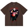 230 Gsm 100% Cotton Jujutsu Kaisen V12 Jujutsu High Print Unisex Heavy Cotton T Shirt