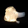 Led Flower Wrapping Paper With Lights Pearl Lace Mesh Wave Yarn Florist Bouquet Packaging Decoration Wedding Birthday Gifts
