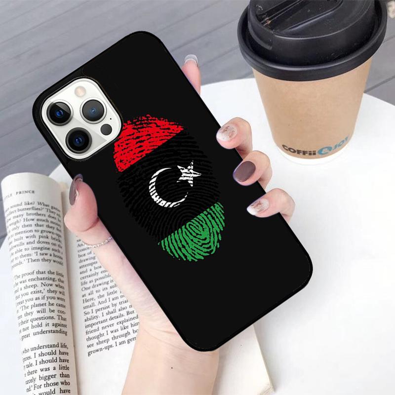 

Libya Flag Phone Case For iPhone 17 Air 13 12 14 15 16 Cover For Apple Pro Max 6S Plus Coque iPhone 17Air