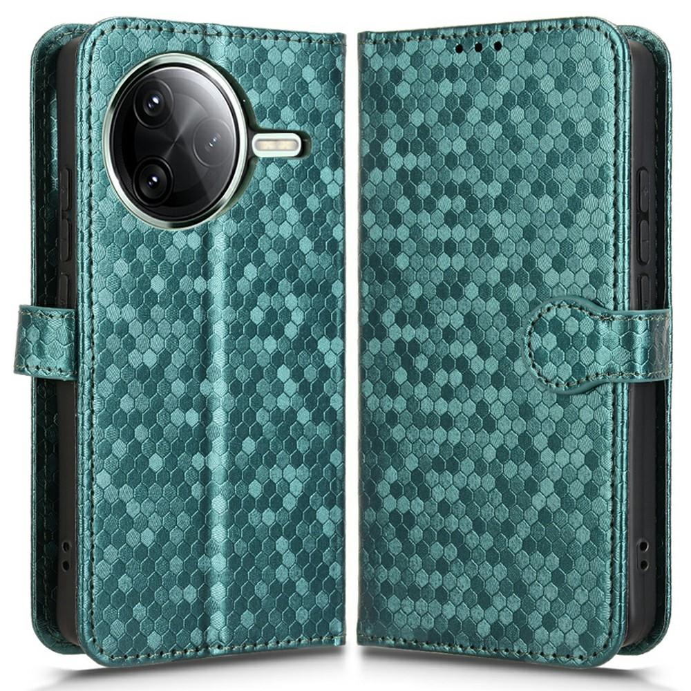 

Для Xiaomi Poco F7 Ultra 5G/Poco F7 Pro 5G/Redmi K80 5G/K80 Pro 5G Чехол-кошелек с точечным тиснением, из искусственной кожи Green