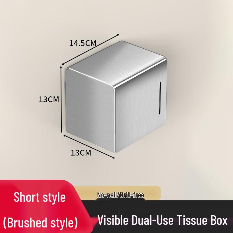 304 Stainless Steel Wall-Mounted Tissue Holder