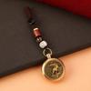 12 Sign Zodiac Woven Rope Brass Chinese Style Key Chain Key Ring Car Key Ring Girl Key Chain