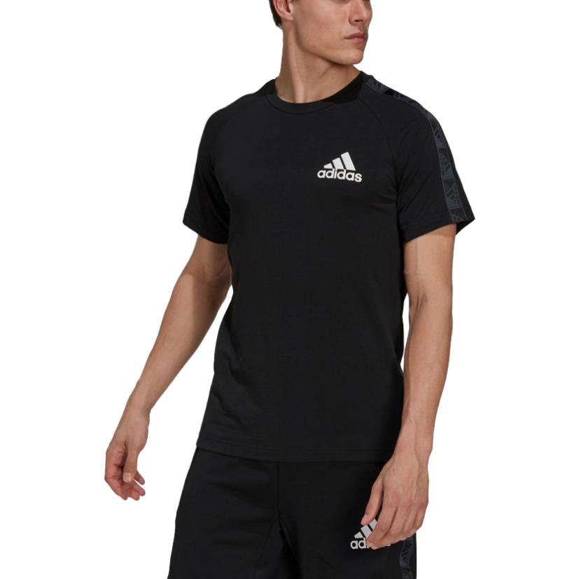 adidas T Shirt Men's Black White GR9677