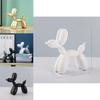 Estatua Minimalista de Perro Globo de Resina para Mueble de TV Mesa de Bar Decoración de Fiesta