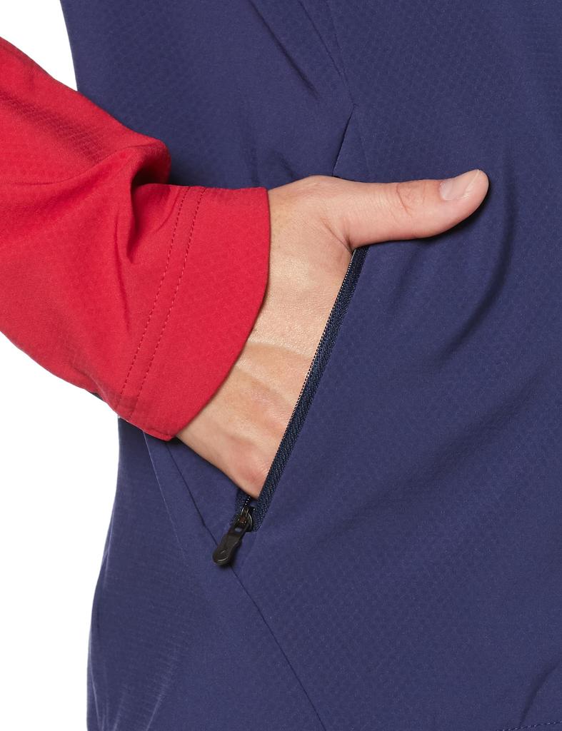 Mizuno Tech Shield Training Ski Patrol Size XL Jacket, Windproof, Stretch, Water-Repellent, 32MCA552, Men's, Red,