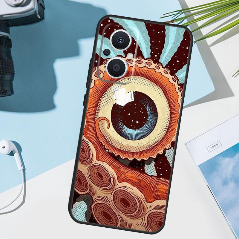 Hands with Eyes Cover For OPPO Reno 13 F 10 11 12 14 Pro 11F 12F 14F 7 8 Lite OPPO Find X9 X8 X5 X6 Pro Case