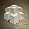 Hexagon Twist Illusion Toy Anxiety Stress Relief 3D Printed Hexagon Fidget Toy Adults Portable Travel Hexagon Decompression Toy