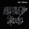 120Pcs/5Sheet Carp Fishing Hair Rig Fishing Bait Stop Rig Stoppers Clear Color Boilie Inserts Fishing Tools
