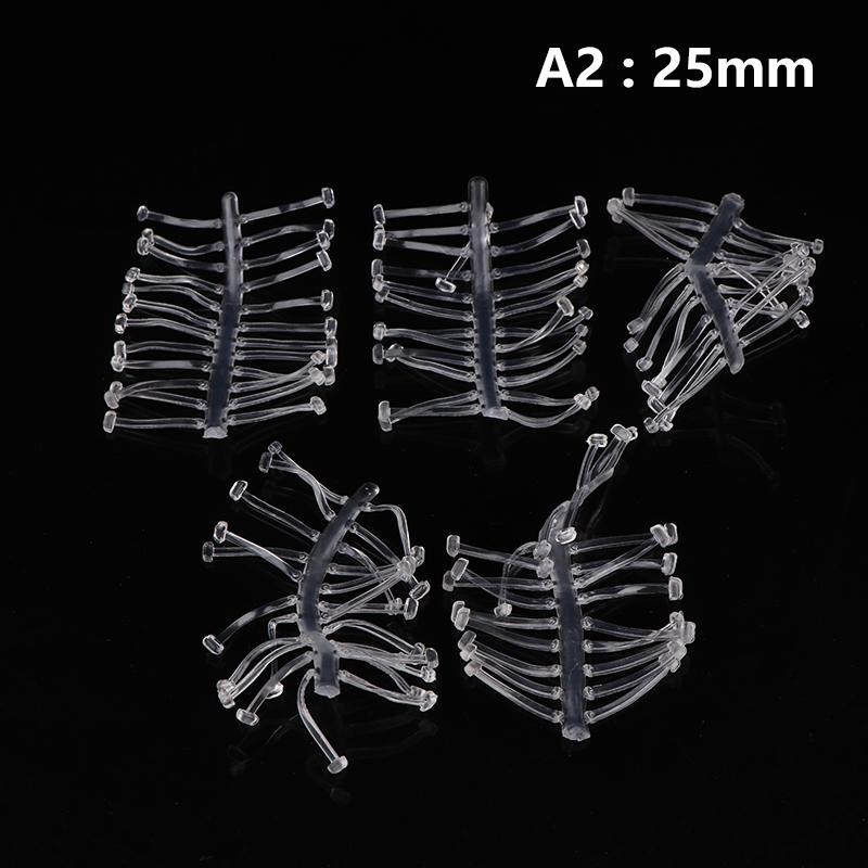120Pcs/5Sheet Carp Fishing Hair Rig Fishing Bait Stop Rig Stoppers Clear Color Boilie Inserts Fishing Tools