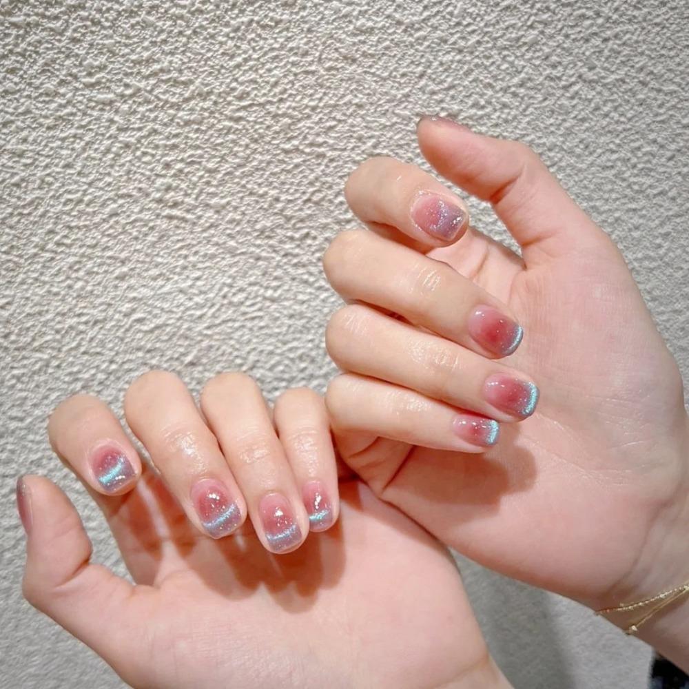 

Full Cover Wearable Wearable Manicure Nail Tips Detachable Fake Nails Girl