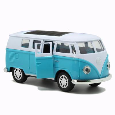 1:36 Scale Bus Alloy Model Toy with Spring-Back Action - Authentic Detail for Endless Playful Adventures