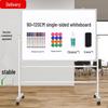 Double-Sided Magnetic Mobile Whiteboard Stand for Home & Office Teaching and Training
