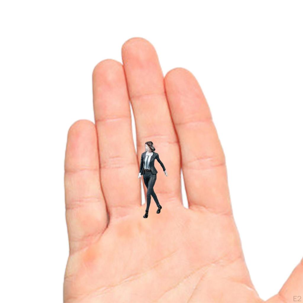 1:64 Painted Figures Diorama Layout Micro Landscape Tiny People Decoration DIY Projects