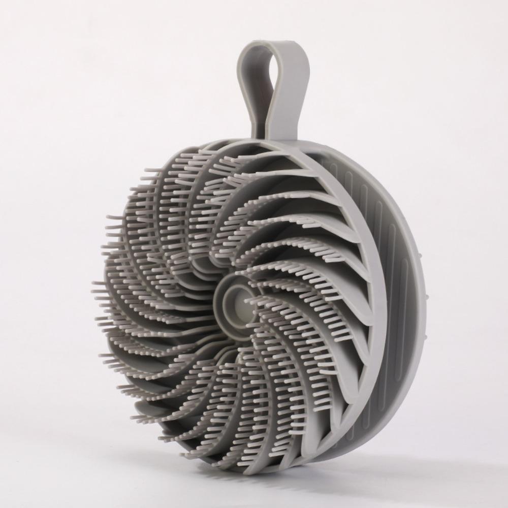 Massage Soft Bristle Shower Brush Soft Silicone Bath Brush Portable Body Shampoo Brush  Skin Care