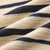 Spring 2026 European & American Style Color Block Stripe Knit Top