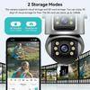 Dual Lens ICsee Wireless PTZ Surveillance Camera