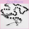 Gothic Alloy Cross Pendant Necklace With Electroplated Finish For Men And Women Fashion Accessory