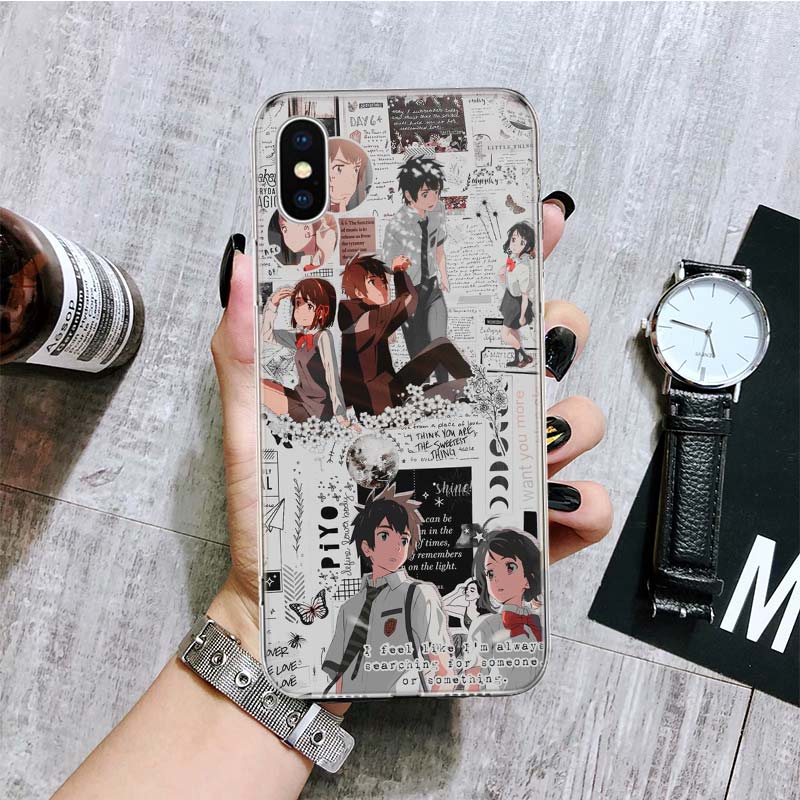 Kimi No Nawa Animation Anime Phone Case For iPhone 17 Air 16 15 Plus 11 14 Pro Max 13 Mini 12 7 8 + SE Pattern Art Customized Co