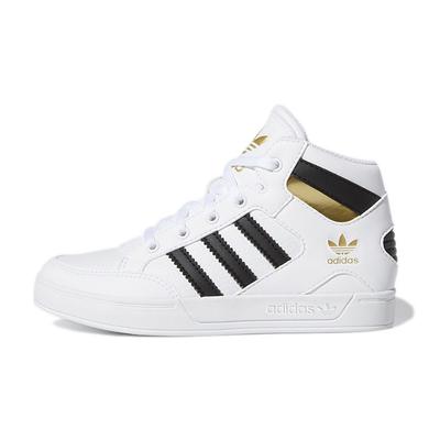 (GS) Originals Hard Court Hi Shoes 'White Black Gold' Kids' FV5737