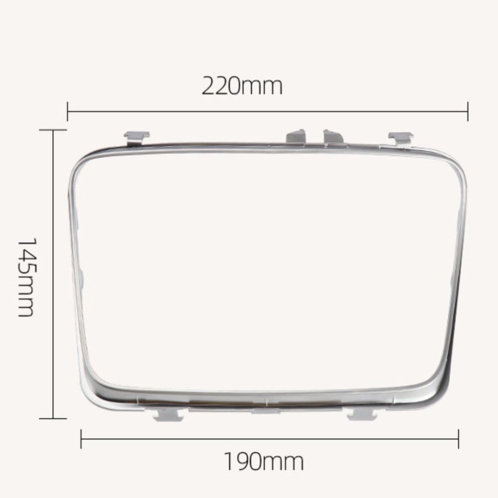 Silver Chrome Frame Central Console Ashtray Cup Holder Strip Trim Water Cup Holder Plating Strip for Mercedes Benz E Class W213