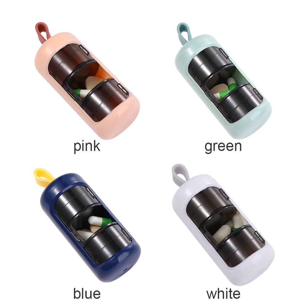 Box Capsules Organizer Plastic Medicine Boxes Pill Storage Box Travel Pill Case Vitamins Container