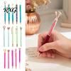 Refillable Metal Ink Pen 5PCS Diamond Ballpoint Pens, with Sparkling Rhinestone Decor, Smooth Writing Push Press Mechanism Pen, for Kids Adults