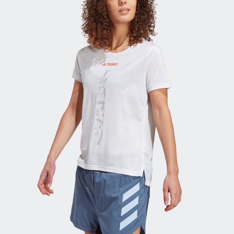 adidas TERREX Agravic Trail Women's Running Tee White HT9415