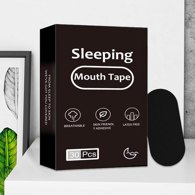 Breathable Mouth Tape for Sleeping Breathable 30X Mouth Tape for Snoring Adhesive Tape Gentle On Skin Anti-snoring Mouth