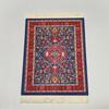 Woven flower Persian carpet small coaster wholesale merchants mouse pad desk mat retro style rubber non-slip computer desk mats