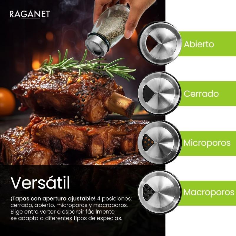 Seasoning Bottle Jar Rotating Base Seasoning Bottle 7-piece Set Kitchen Supplies Seasoning Bottle Combination Set