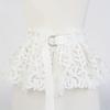New Lace Tie Corset Wide Slimming Body Belts for Women Elastic High Waist Strap Stretch Shaping Girdle Cummerbands