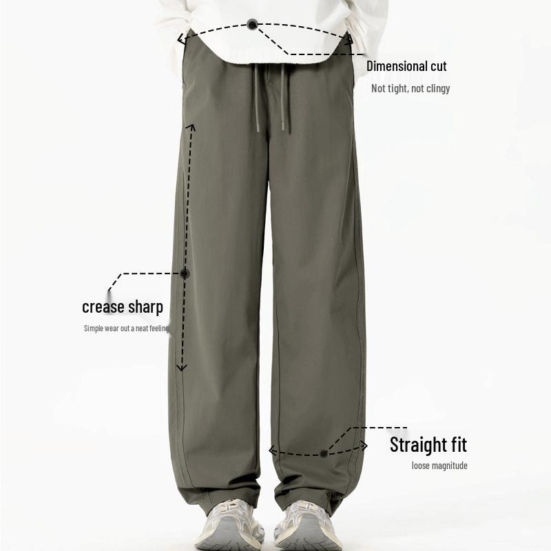 Jeep Men's Loose Fit Straight Leg Casual Pants