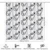 Boho Shower Curtain Abstract Line Art Modern Minimalist Bathroom Decor Nature Pattern Waterproof Fabric Shower Liner