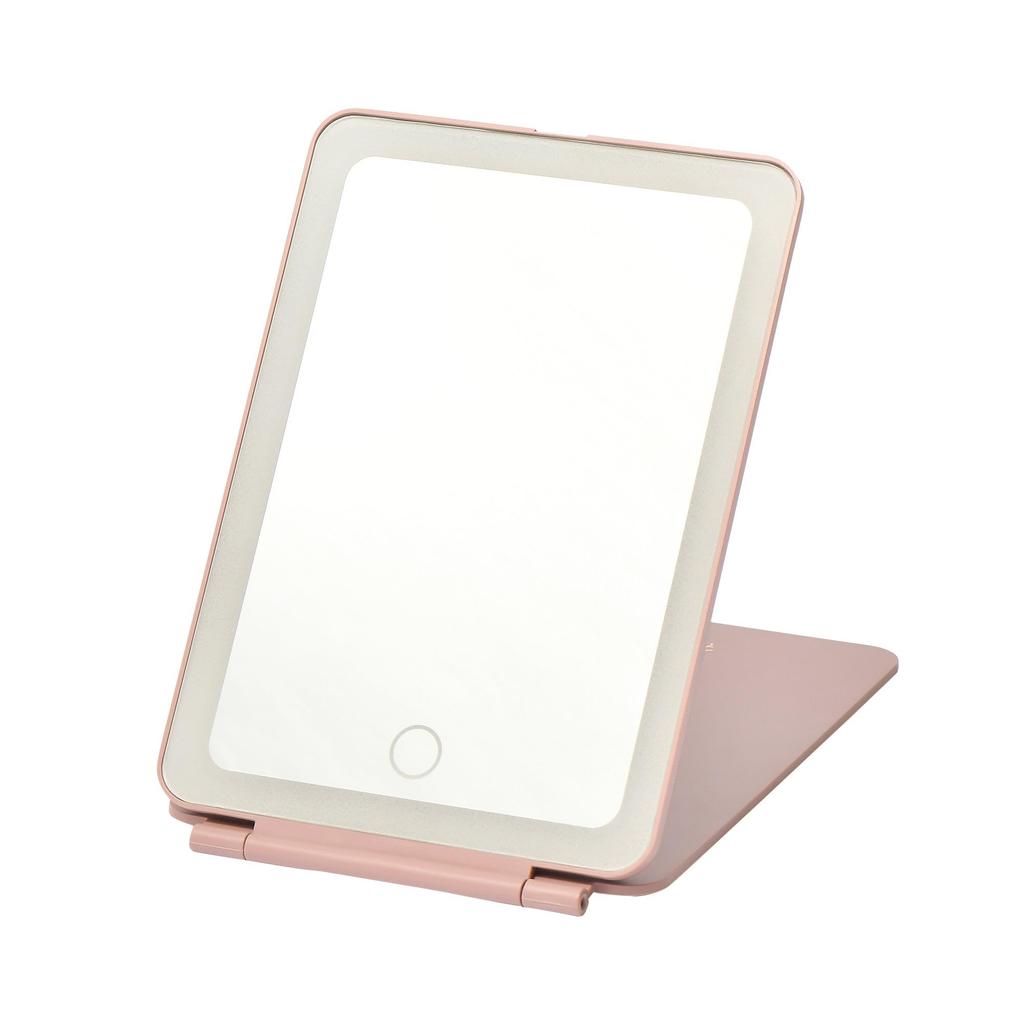 Francfranc LED Folding Mirror Pink