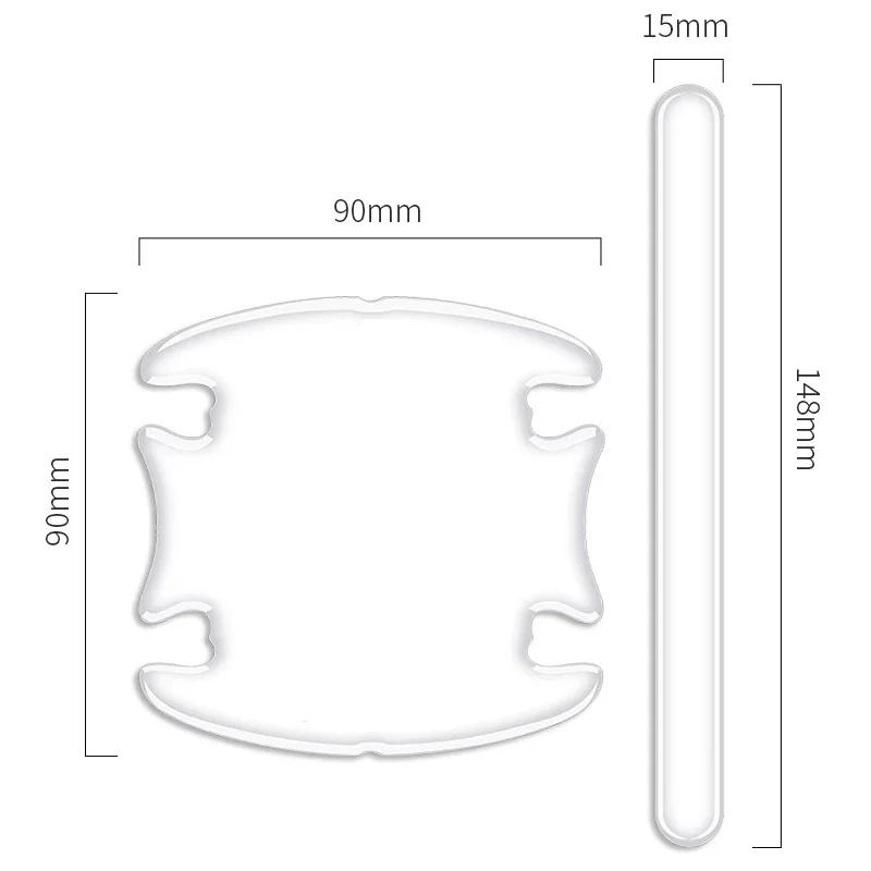 Epoxy Car Door Handle Door Bowl Protection Sticker for KIA Soul Seltos Sportage Niro Sorento Telluride Rio Forte K3 K5 Stinger agu587