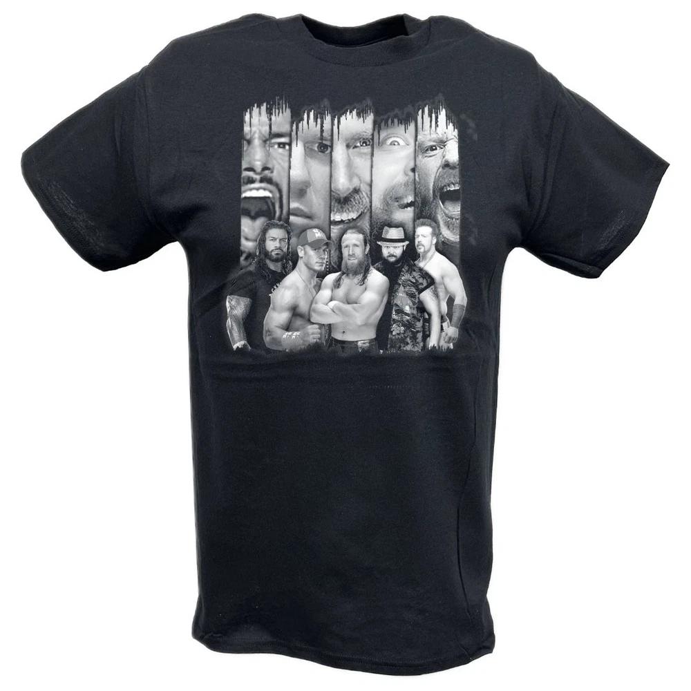 John Cena Bray Wyatt RoUnisex Reigns Sheamus Faces Tshirt M