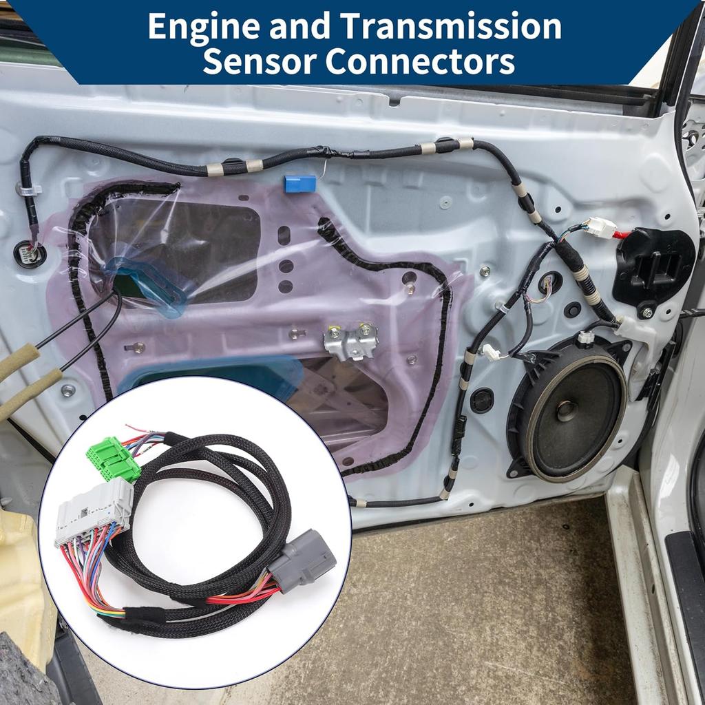 No.CH9698 Engine Wiring Harness for Honda Civic Si EK 1999-2000 Engine and Transmission Sensor Connector Black 1 Pcs