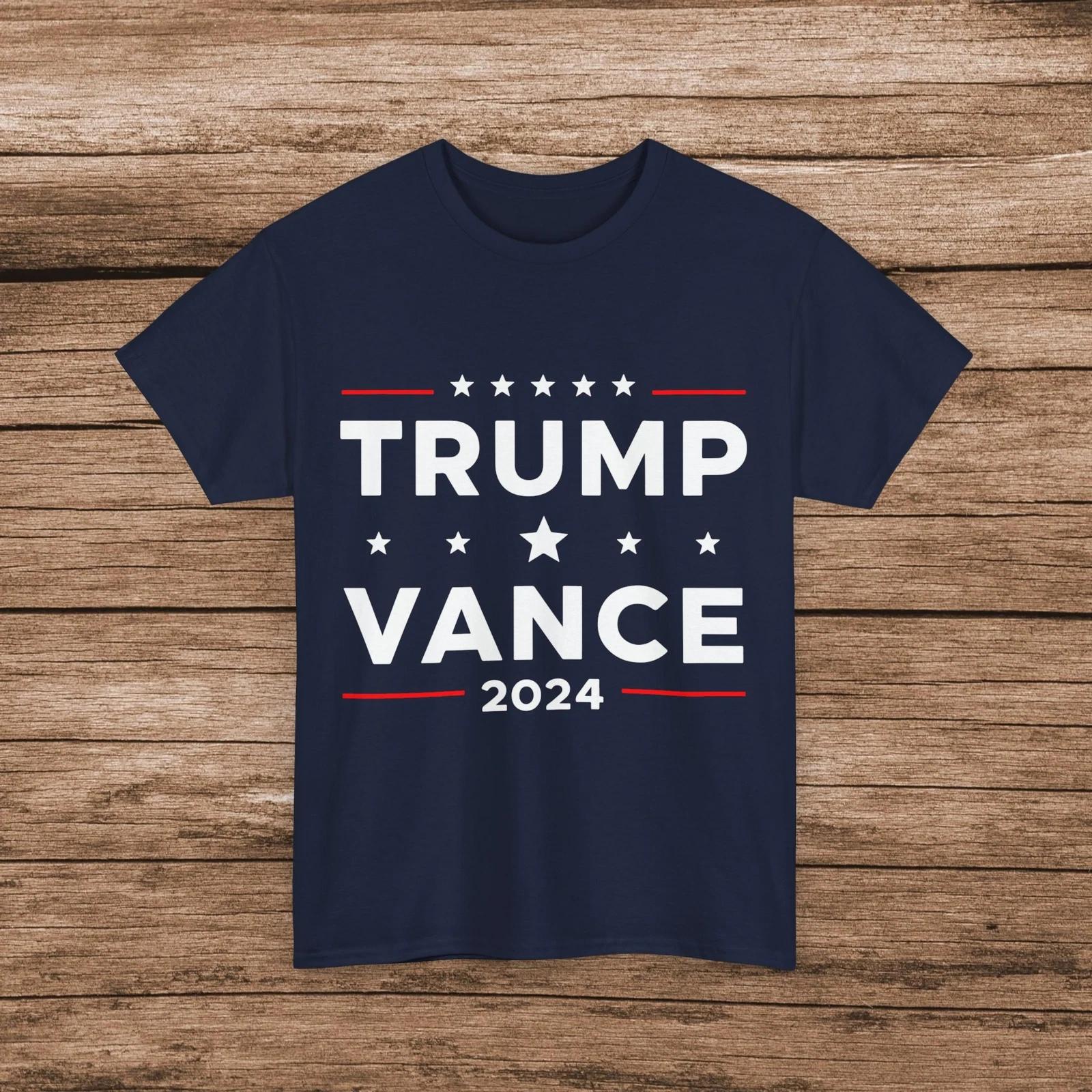Trump Vance For President 2024 Graphic Tee Shirt, S-5XL S