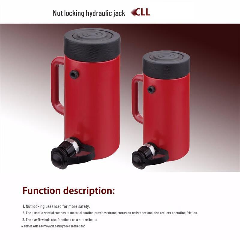 BeiYou Split Hydraulic Cylinder Nut Locking Jack CN plug (adapter included)