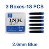 120/6 PCS Majohn Ink Sac Black 2.6/3.4mm 37mm Fountain Pen Ink Cartridges for JINHAO Hongdian Office School Supplies Stationery