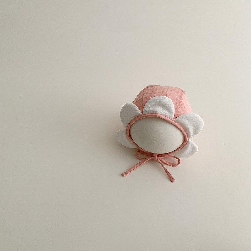 Novorozenecká čepice Ins roztomilá sluneční květinová čepice pro batole Chlapeček Holčička Jaro Léto Větruodolná čepice pro kojence 3-16 měsíců