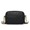 New Women's Fashion Urban Simple Messenger Bag Simple Shoulder Bag Embroidered Thread Small Square Bag
