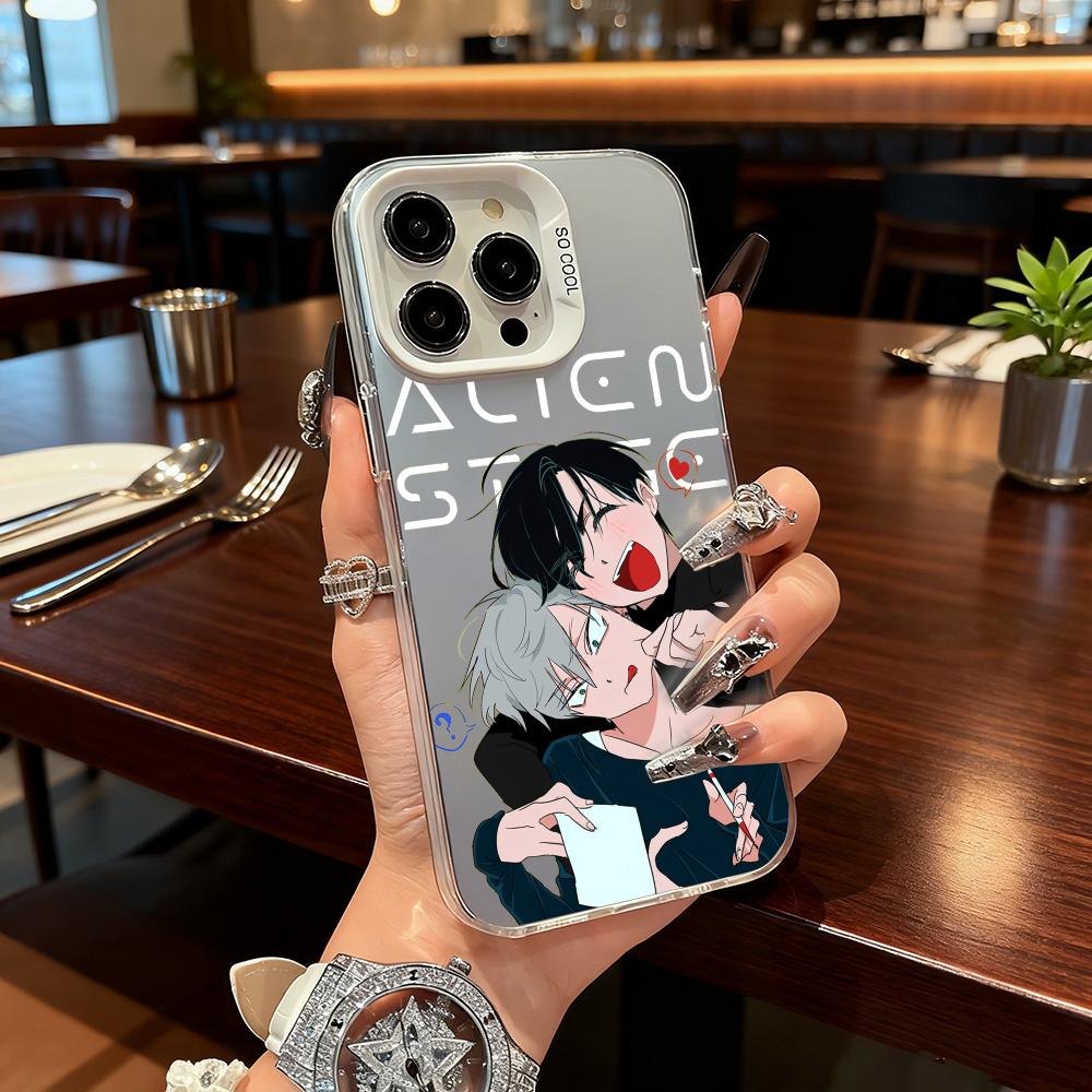 

Чехол для телефона Ivan Till Alien Stage для iPhone 17 16e 16 15 14 13 12 11 mini Pro Max X XR XSMAX 8 7 Air Plus Противоударный Матовый Чехол iPhone XSMax