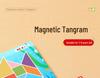 Magnetické puzzle Tangram pro věk 3-6 let - Vzdělávací hračka pro děti z první třídy a mateřské školy