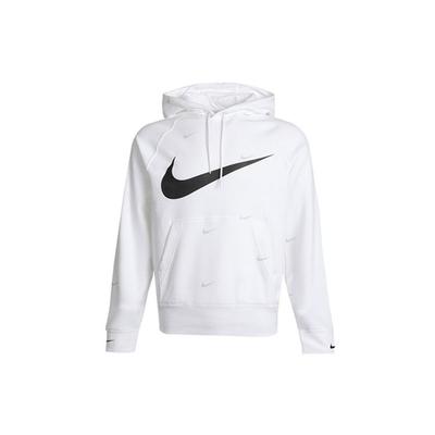Nike Sportbekleidung Fleece-gefütterter Hoodie Herren Hoodie Weiß DA0111-100