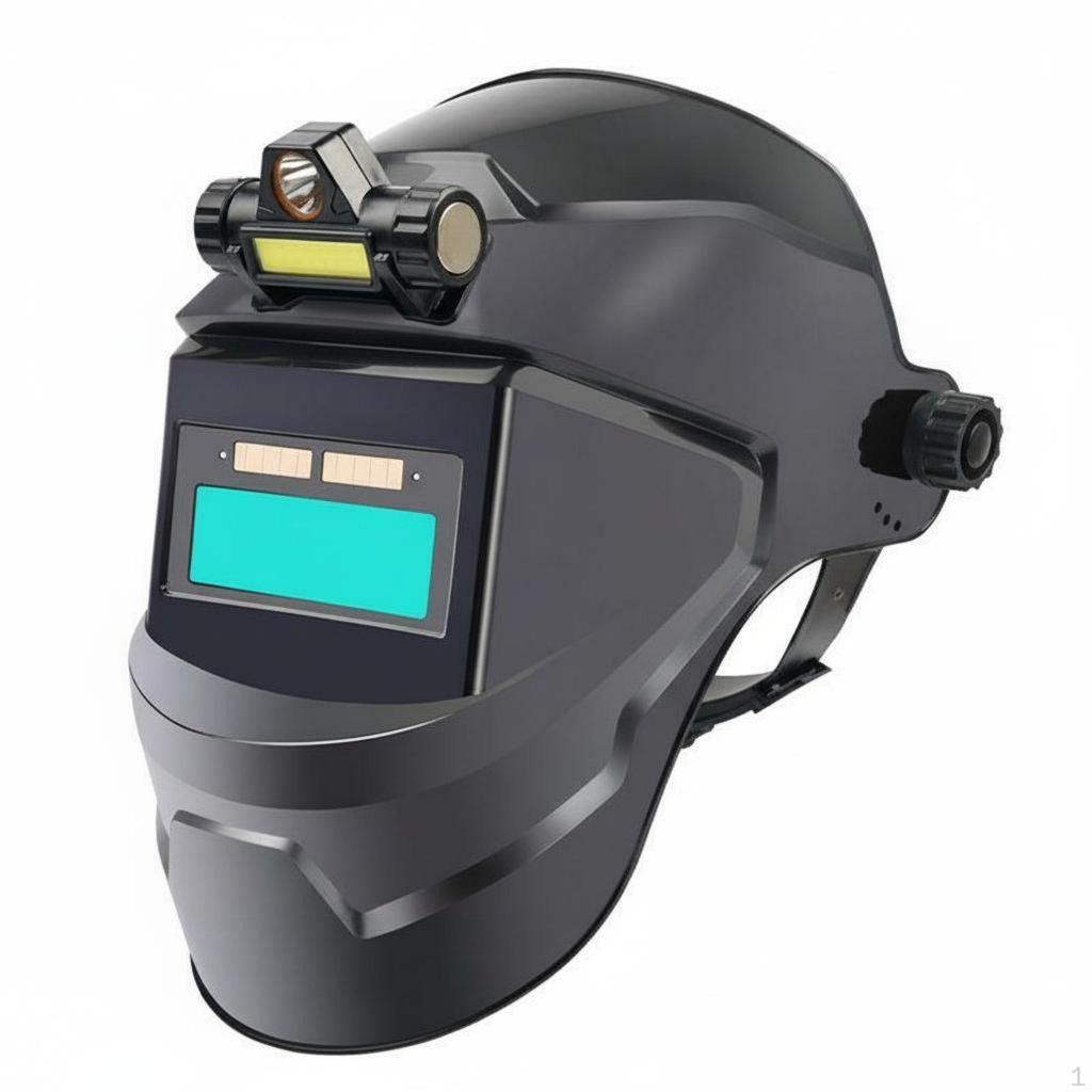 SelfDarkening Metalworking Helmet /IR Protection Full Face Guard Lightweight Solar