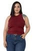 Women's Style Big Size Body Plus Size Halter Neck Mink Body With Draped Front And Sides