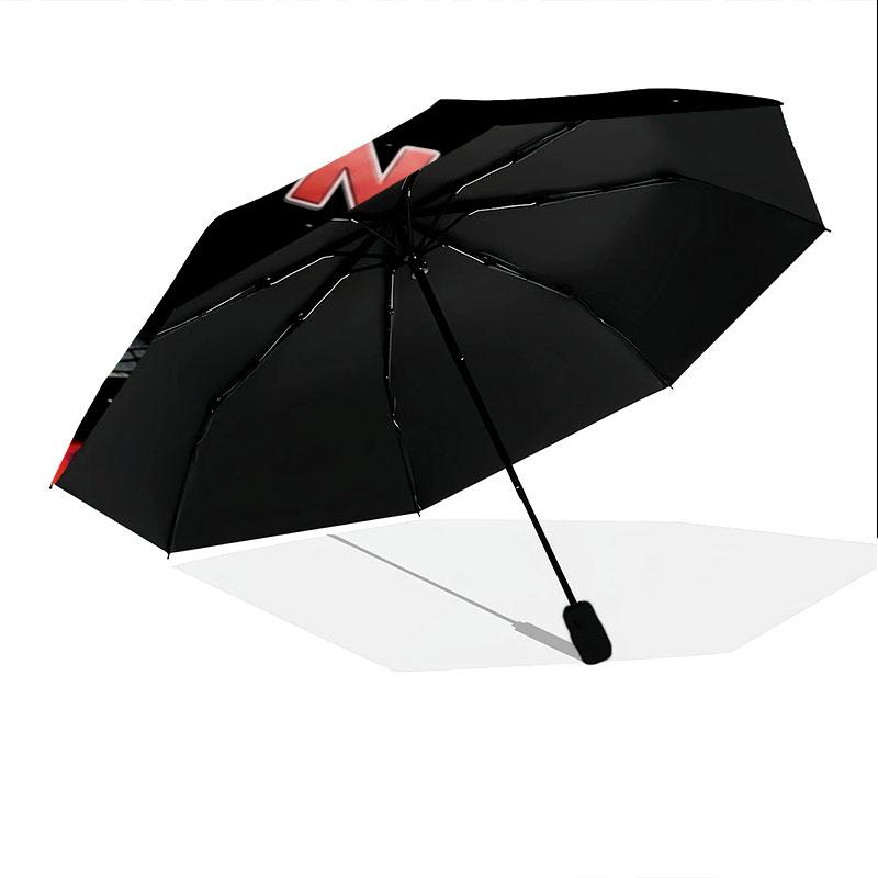 1 PC Automatic Folding Umbrella - Among Us Custom Name Pattern, Portable & Foldable Design with 8 Ribs, Christmas Birthday Gifts