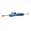 Motorcycle Steering Damper Adjustable Universal Fit Increase Stability Steering Stabilizer for Motorbike Blue+Gold
